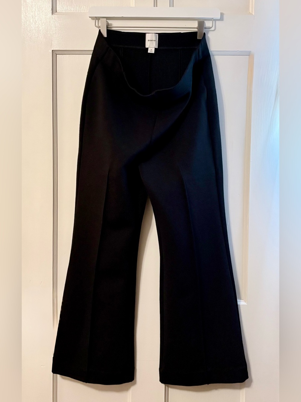 Maeve Anthropologie Wide Leg Crop Stretch Knit Pants